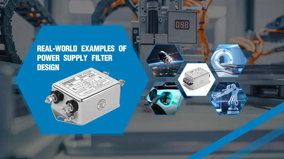 Examples of real-world applications of power supply filter design.